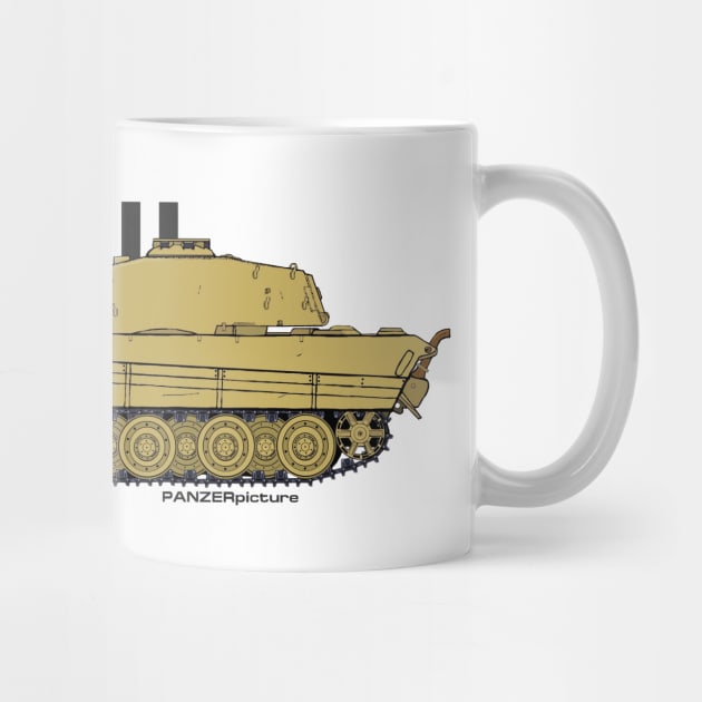 Tiger II T-shirt by Panzerpicture